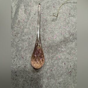 Elegant Glass Teardrop Ornament